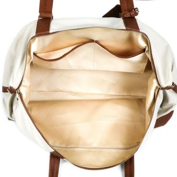 Henny + Lev - THE DUFFLE SET - Rachel Zoe Box of Style, Canvas Weekender & Pouch - Picture 4 of 14